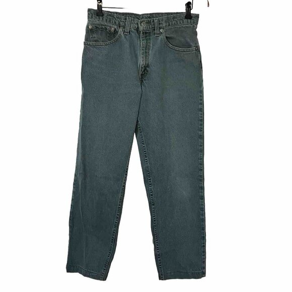 Vintage Levi’s Black Tab Green Faded Straight Leg  Dad Jeans - Picture 1 of 5